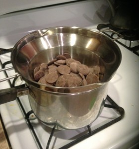 Want to make chocolate dipped - then melt some chocolate