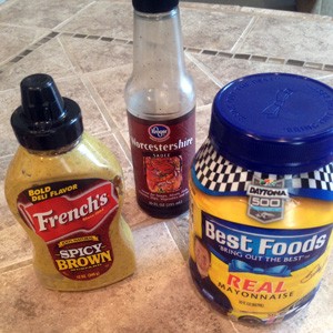 Ingredients for dipping sauce