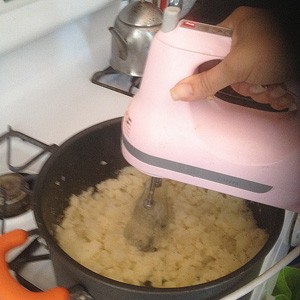 Whip (or use potato mashed)