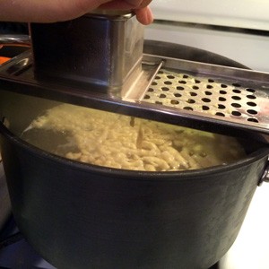 Slide slowly back and forth